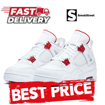 Sneakers Jumpman Basketball 4, 4s - Metallic Red (SneakStreet) - $89.00