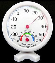 HYGROMETER Humidity Monitor &amp; CELCIUS THERMOMETER Measure Moisture &amp; Tem... - $304.39 MXN