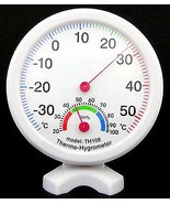 HYGROMETER Humidity Monitor &amp; CELCIUS THERMOMETER Measure Moisture &amp; Tem... - $16.33