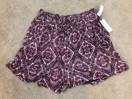 NWT French Laundry Geometric Print Elastic Waist Pull On Straight Skirt 1X - $10.36