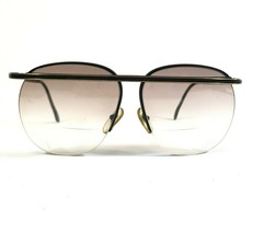 Vintage Anne Klein BRAVA 107 Sunglasses Frames Black Gold Oversize 60-10... - £29.12 GBP