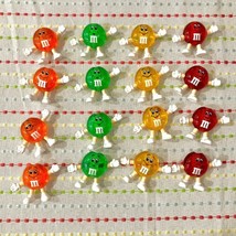16 Vintage 1990&#39;s M&amp;M Candy Christmas Lights *Covers ONLY* Replacement S... - £15.56 GBP