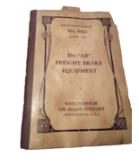 1941 Westinghouse The AB Freight Brake Equipment Instructions Booklet No... - £12.87 GBP