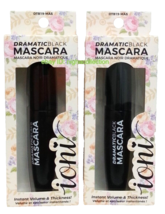 2xIONI Dramatic BLACK MASCARA INSTANT VOLUMIZING THICKNESS J.BRISTLE.B D... - $9.89