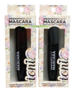 2xIONI Dramatic BLACK MASCARA INSTANT VOLUMIZING THICKNESS J.BRISTLE.B D... - $13.43 CAD