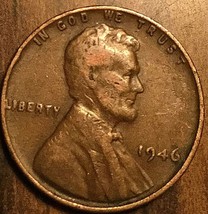 1946 Usa Lincoln Wheat Small Cent Penny - £2.11 GBP