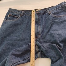 L.L. Bean Double L Jeans Women’s Relaxed Fit Blue Denim Fleece Lined Size 44×34 image 13