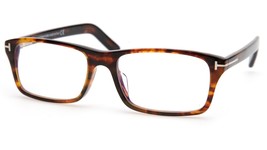 NEW TOM FORD TF5663-F-B 055 Tortoise Eyeglasses Frame 55-17-145mm B36mm Italy - £141.59 GBP
