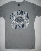 New Point California Unisex Shirt Adult Gray Casual T Shirt Cotton Blend... - $14.80