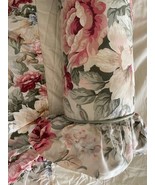 Vintage Croscill Home Fashions Twin Size Bed Skirt & Bolster Pillow - $61.00