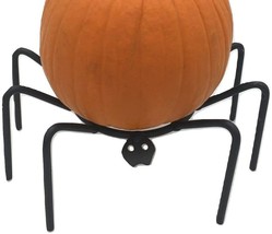 Metal Spider Fall Decoration Pumpkin Mum Plant Display Holder Halloween - £28.43 GBP