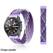 20mm 22mm Braided Solo Loop Samsung Galaxy active 2/watch 3/46mm/42mm/Gear S3 br - £10.22 GBP