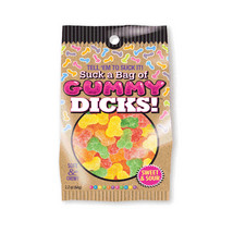 Suck A Bag Of Gummy Dicks 4 oz. Bag - $6.58