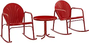Crosley Furniture KO10020RE Griffith 3-Piece Retro Metal Outdoor Seating... - $392.99