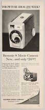 1950&#39;s Print Ad Kodak Brownie 8 Movie Cameras &amp; Projectors Eastman Rochester,NY - £13.33 GBP