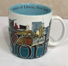 Statue Of Liberty New York City Heavy Tourist Museum Coffee Mug - £10.42 GBP
