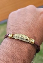 OM Namo Shiva bracelet kara Hindu Good Luck Kada Evil Eye Protection bangle CC14 - £19.59 GBP