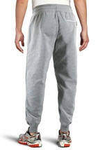 Men&#39;s Athletic Running Sport Workout Fitness Zip Pocket Jogger Sweat Pants L - £12.61 GBP