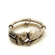 Vintage Sterling Silver Handmade Aries Zodiac Constellation Symbol Ring Band 9 - £30.86 GBP