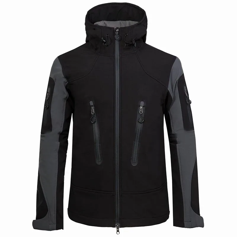 High Quality Outdoor Windbreaker Waterproof Camping Jacket For Men Winter Soft   - £163.42 GBP