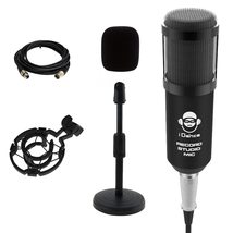 IDANCE Vocal Cardioid Condenser Microphone Kit - Plug and Play, Record, ... - £41.26 GBP