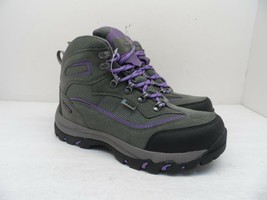 Hi-Tec Women&#39;s Skamania Waterproof Wide Hiking Boots 9022 Grey/Viola Size 9M - £45.54 GBP