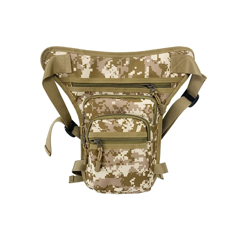 Men Canvas Drop Waist Bags Outdoor Motorcycle Leg Pack Bag for Work Male... - £22.79 GBP