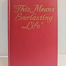 This Means Everlasting Life Hardcover Book Watchtower Bible And Tract So... - $11.82 CAD
