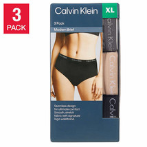 Calvin Klein Womens Seamless Brief, 3-pack,Multi - Black/Cashew/Camo,Small - £27.65 GBP