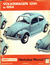 VOLKSWAGEN / VW 1200 TO 1964- INTEREUROPE WORKSHOP MANUAL 121 - V.Gd. Cond! - $39.99