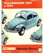 VOLKSWAGEN / VW 1200 TO 1964- INTEREUROPE WORKSHOP MANUAL 121 - V.Gd. Cond! - £31.37 GBP