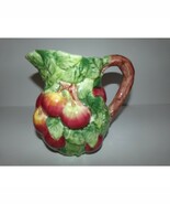 World Market hand painted apple water pitcher Hand wash Perfect condition - $363.65 MXN