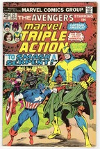 Marvel Triple Action #25 ORIGINAL Vintage 1975 Reprints Avengers 33 - £11.86 GBP