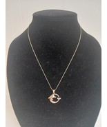 Sterling Siver Dolphin Pendant Necklace on Sterling Chain 20&quot; - $336.76 MXN