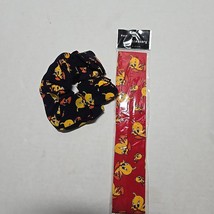 Tweety Bird Looney Tunes Hair Scrunchie &amp; Band   - $2.96