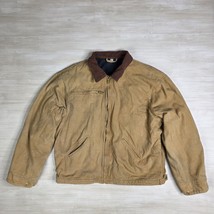 Vintage JB Hunt Canvas Blanket Zipper Lined Collar Detroit Work Jacket B... - $1,303.23 MXN