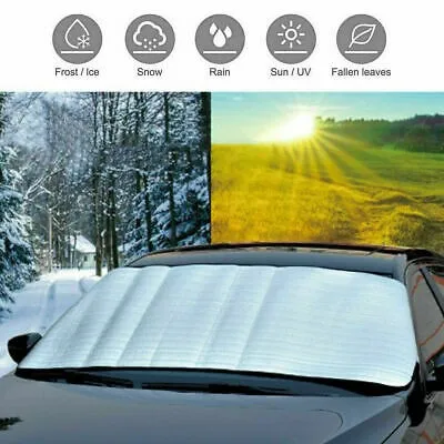 4 Layers Ultra-thick Car Sunshade Umbrella Car Sun Shade Protector Parasol Sum - £8.39 GBP