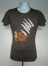 Womens Jim Beam Honey Bourbon T Shirt small May Attract bears cotton/poly blend - £16.32 GBP