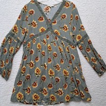 Womens Entro Tunic Floral Blouse Size Large - $12.55