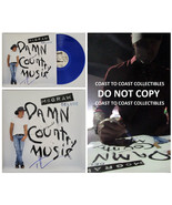 Tim McGraw signed Damn Country Music album vinyl record proof COA autogr... - £310.49 GBP
