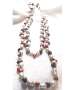 Handmade Opera Length fresh water pearls necklace  X&#39;mas Birthday gift - $99.00