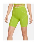 Nike Women&#39;s Pro Bike Active Shorts DM7585-321 Atomic Green White Size S... - £43.28 GBP