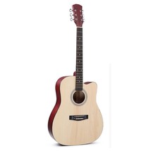 KIT 66pcs 41&quot;Wood Handmade Popular Acoustic Guitar Beginners/Teach/Free Lessons - £334.68 GBP