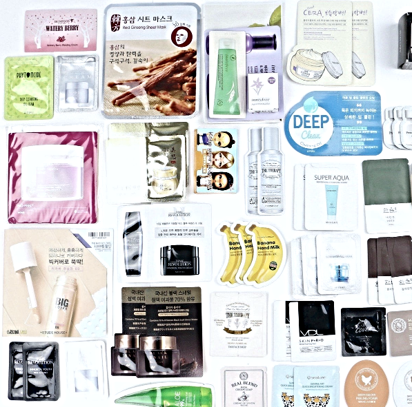 40-Piece Korean Skincare Routine Sampler Packets - $49.99