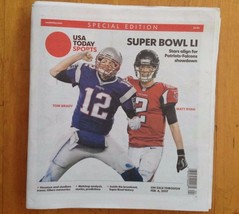 USA Today Patriot Falcon Super Bowl Showdown Special Edition Tom Brady Matt Ryan - £14.75 GBP