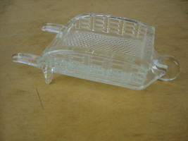 Vintage Pattern Glass Wheelbarrow Ashtray Smoking Mancave Barware  - £7.56 GBP