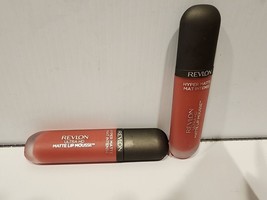 Revlon Ultra HD Matte Lip Mousse 800 Dusty Rose 0.2 Fl Oz Lot 2 Sealed - £11.86 GBP