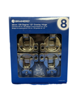 Brainerd 8-Pack 1/2-in Overlay 105-Degree Opening Concealed Cabinet Hinge - $19.79