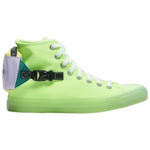 Converse Men&#39;s CTAS Buckle Up Hi Top Sneaker 169030C Ghost Green/ Violet - £32.65 GBP+