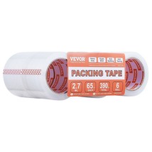 Clear Packing Tape 6 Rolls 65 Yards Heavy Duty Clear Packing Tapes 2.7 Mil - $1,011.48 MXN